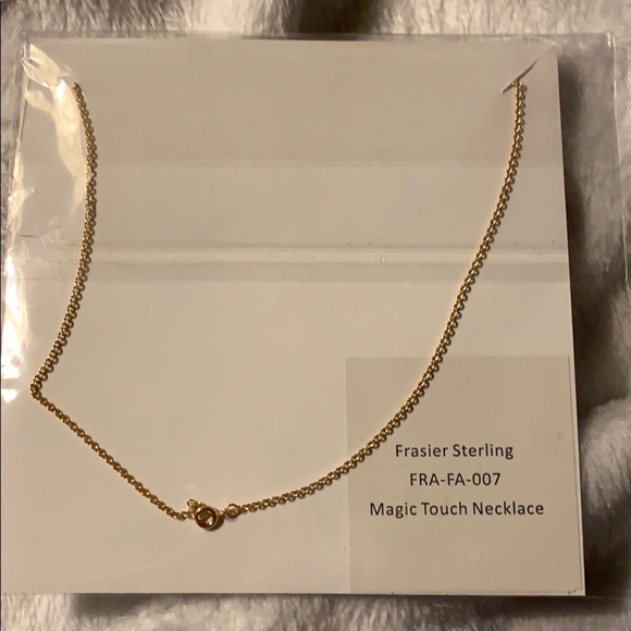Frasier Sterling Magic Touch Necklace NIP - Picture 2 of 3